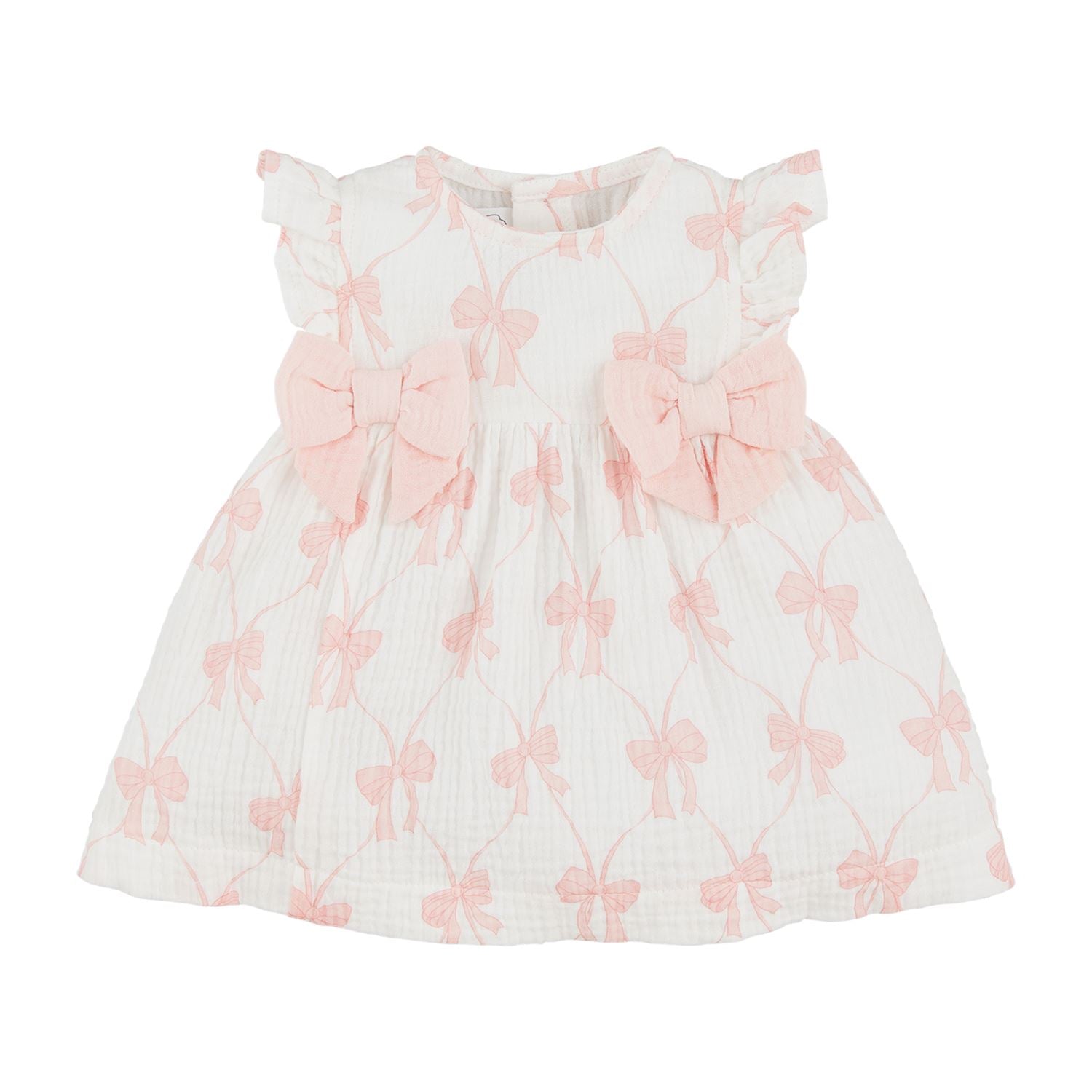 Mud Pie Bow Print Dress