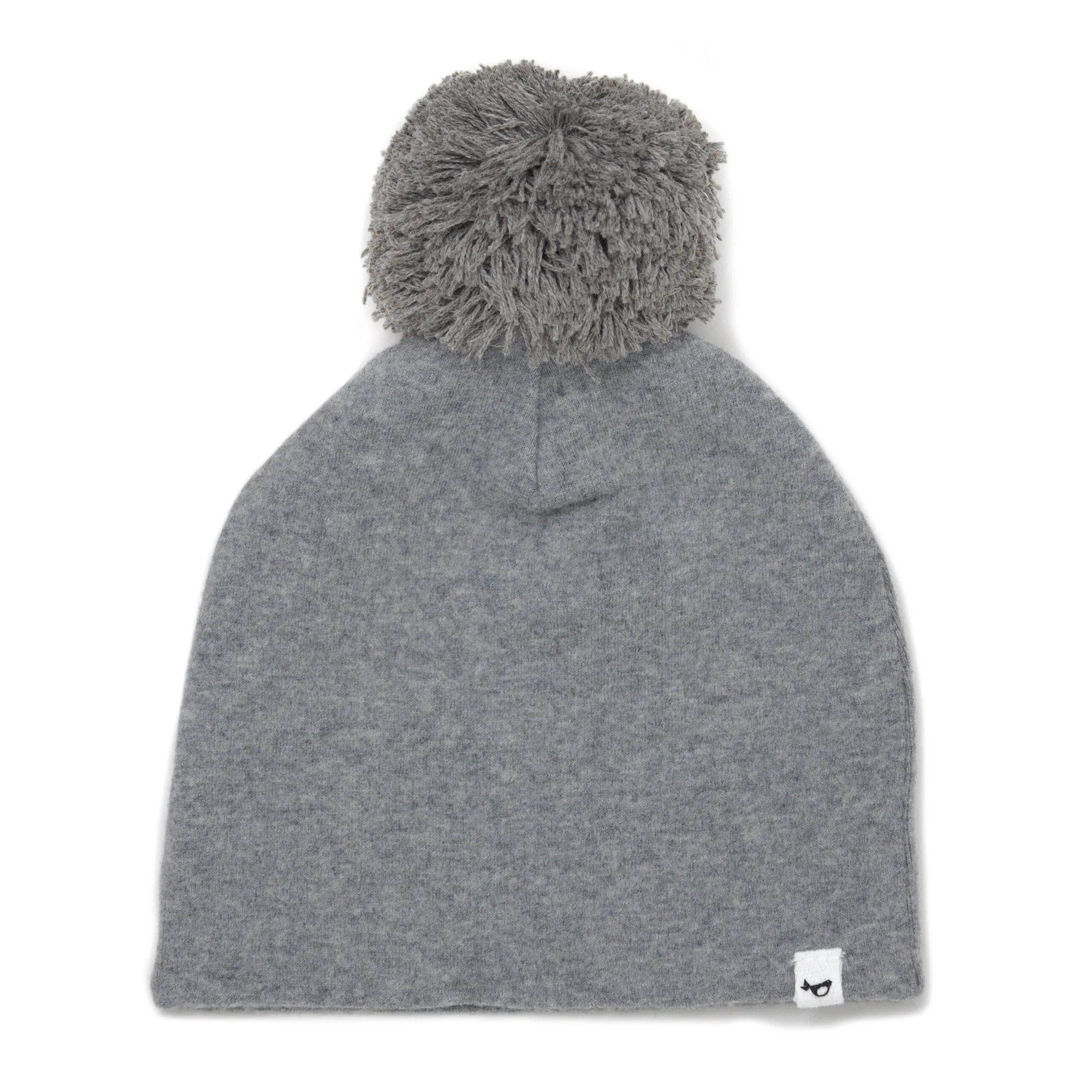 oh baby! Grey Pom Hat - Coal