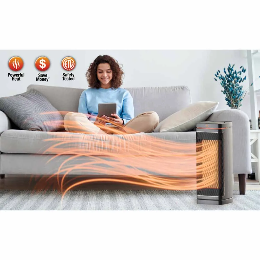 Ontel Handy Heater Copper Core Tower Space Heater