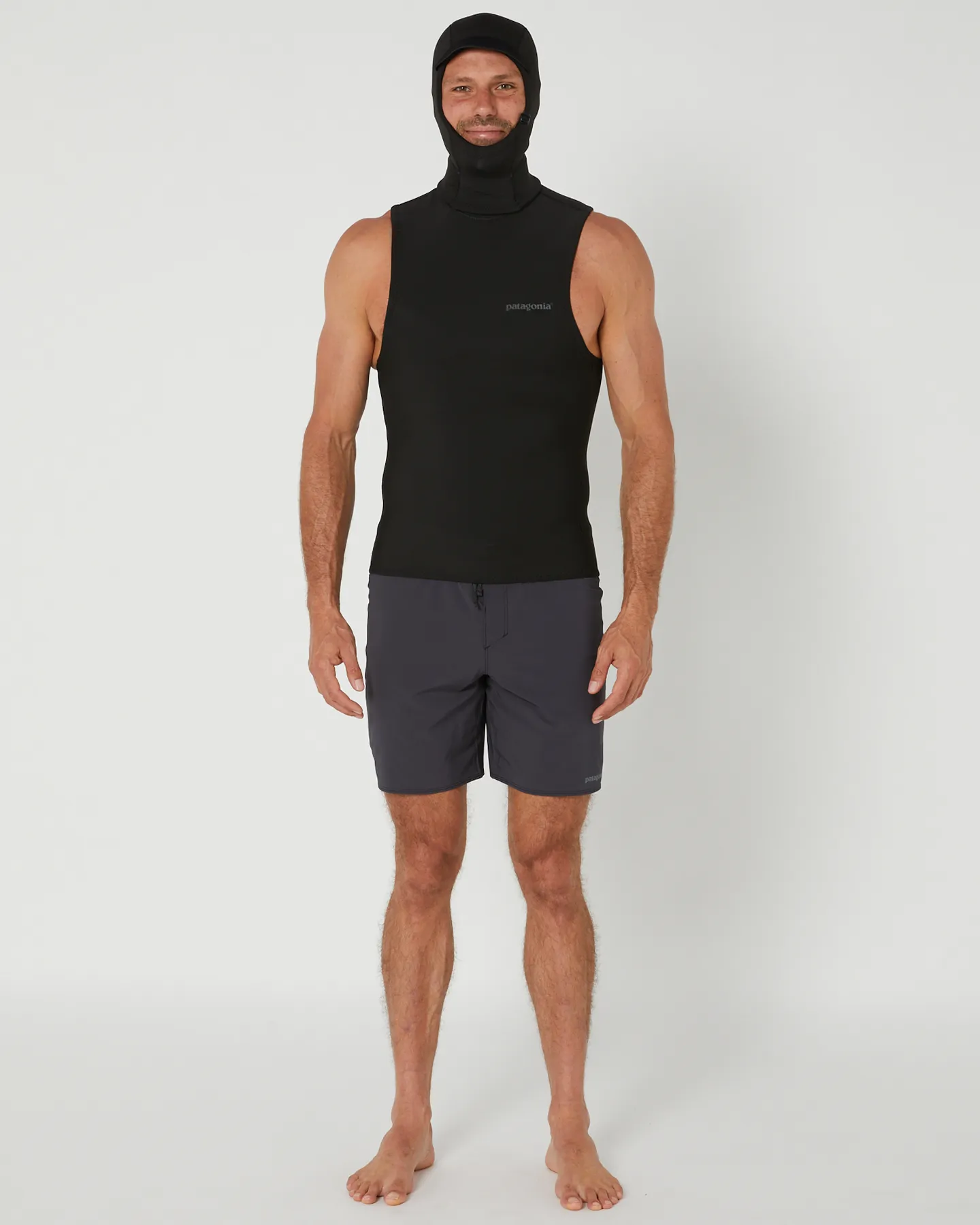 Patagonia Yulex Water Heater Hooded Vest - Black | SurfStitch