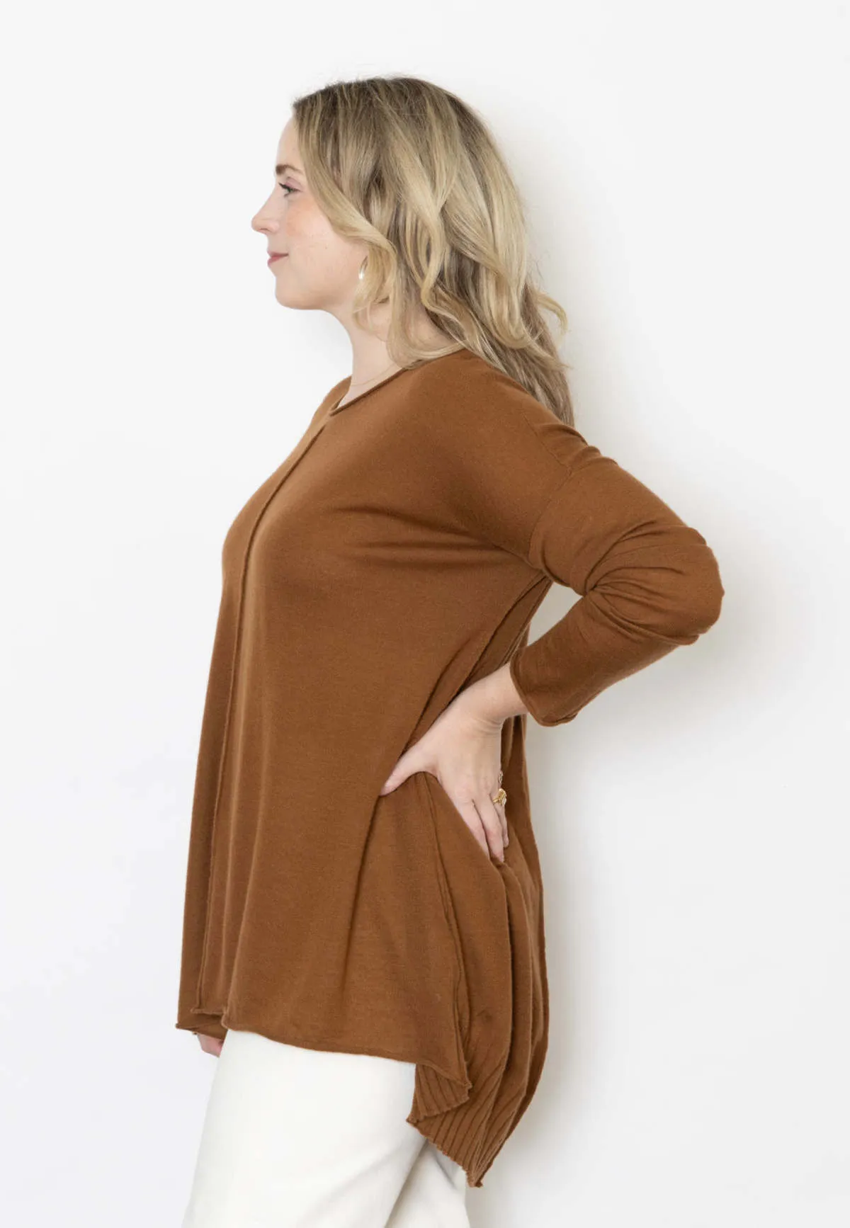 Pleat Back Sweater