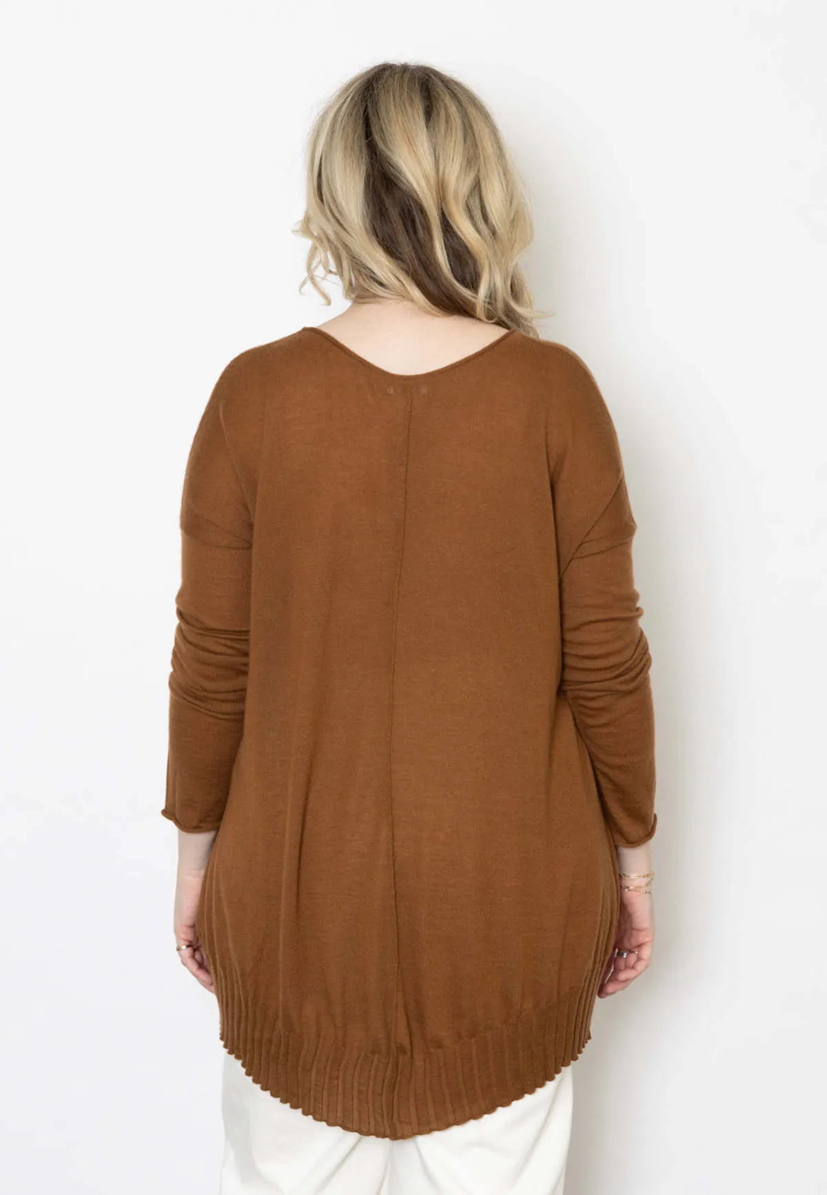 Pleat Back Sweater