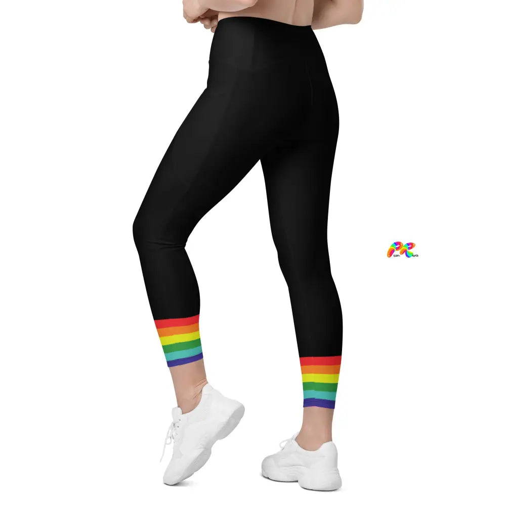 Pride Ankle Flag Leggings with Pockets