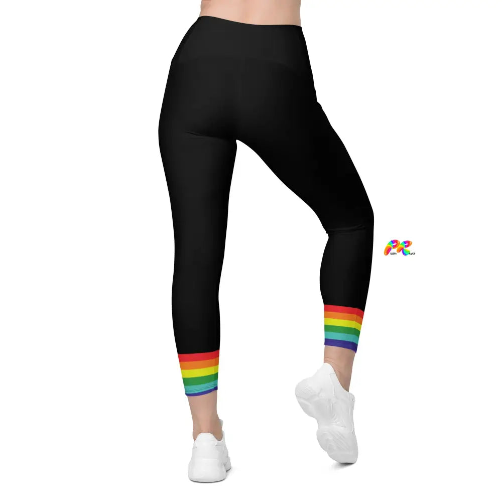 Pride Ankle Flag Leggings with Pockets