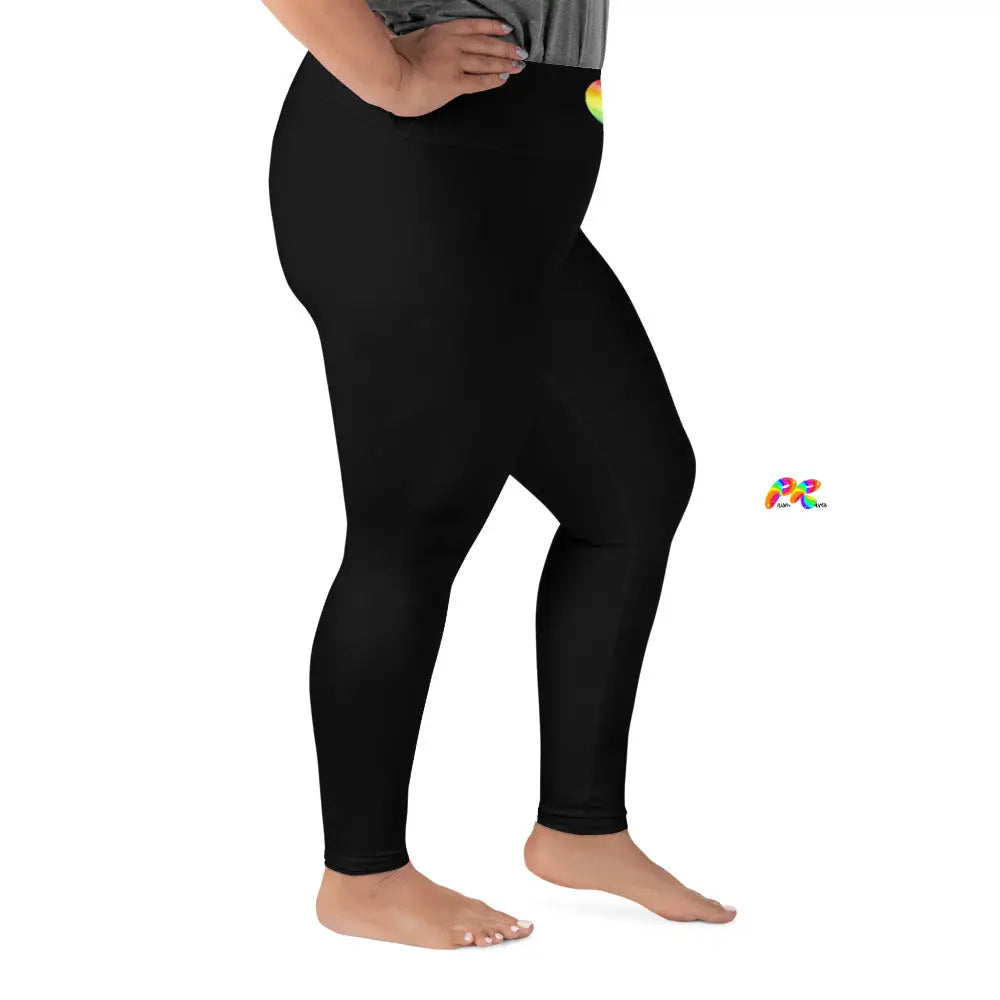 Pride Heart Plus Size Leggings