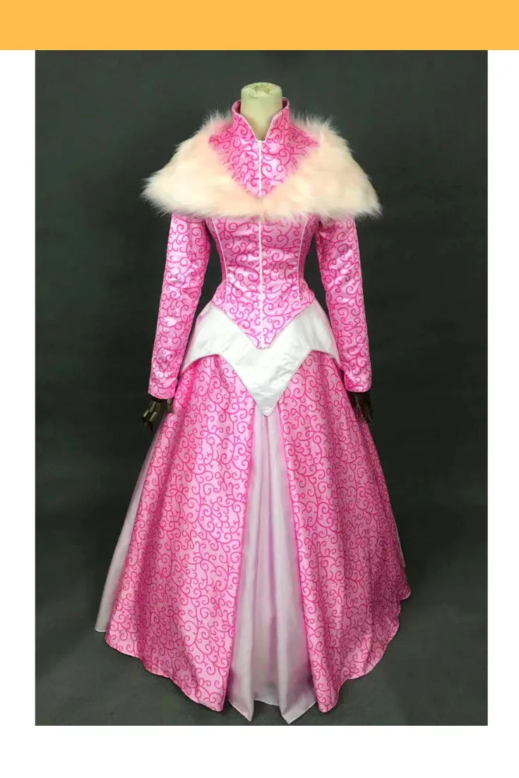 Princess Aurora Park Inspired Winter Sleeping Beauty Cosplay Costume