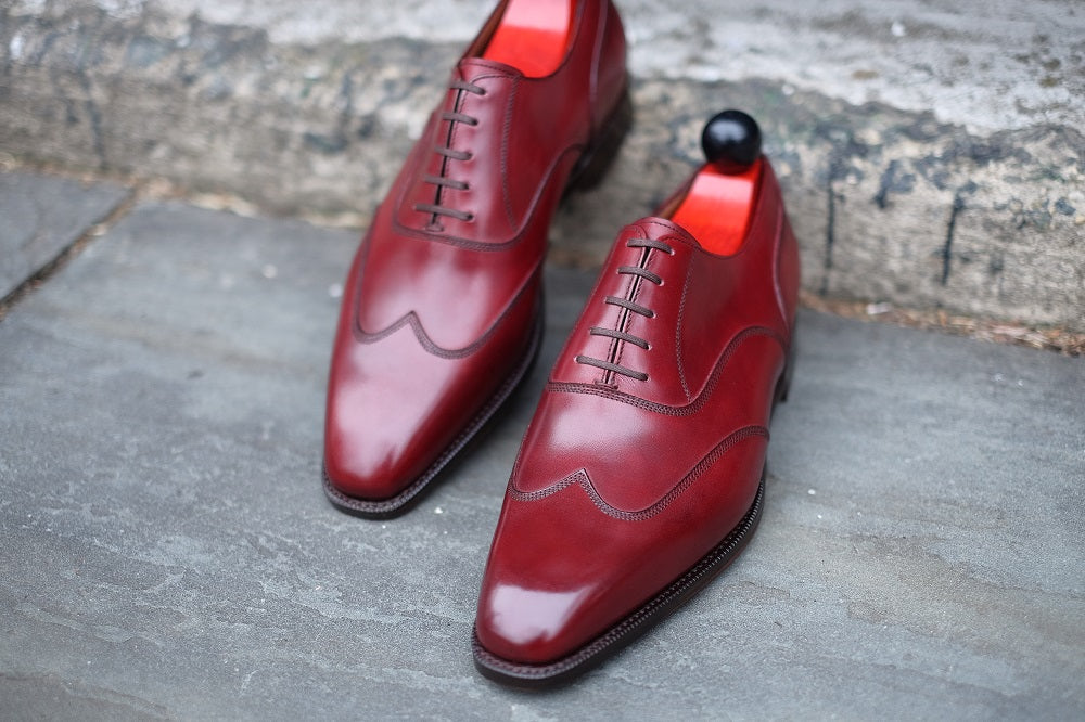 Pullman - MTO - Burgundy Calf - LPB Last - Single Leather Sole