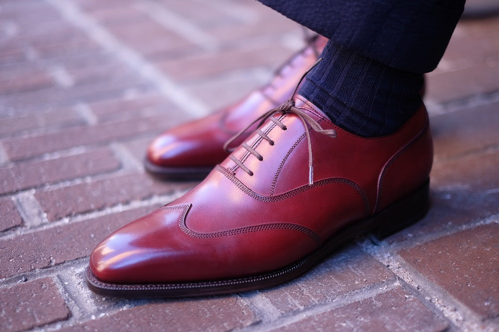 Pullman - MTO - Burgundy Calf - LPB Last - Single Leather Sole