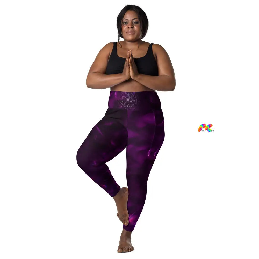 Purple Haze Festival Leggings