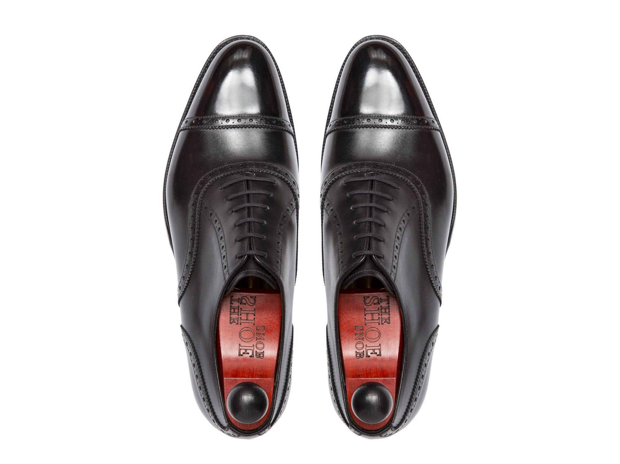 Redmond - MTO - Black Calf - TMG Last - Single Leather Sole