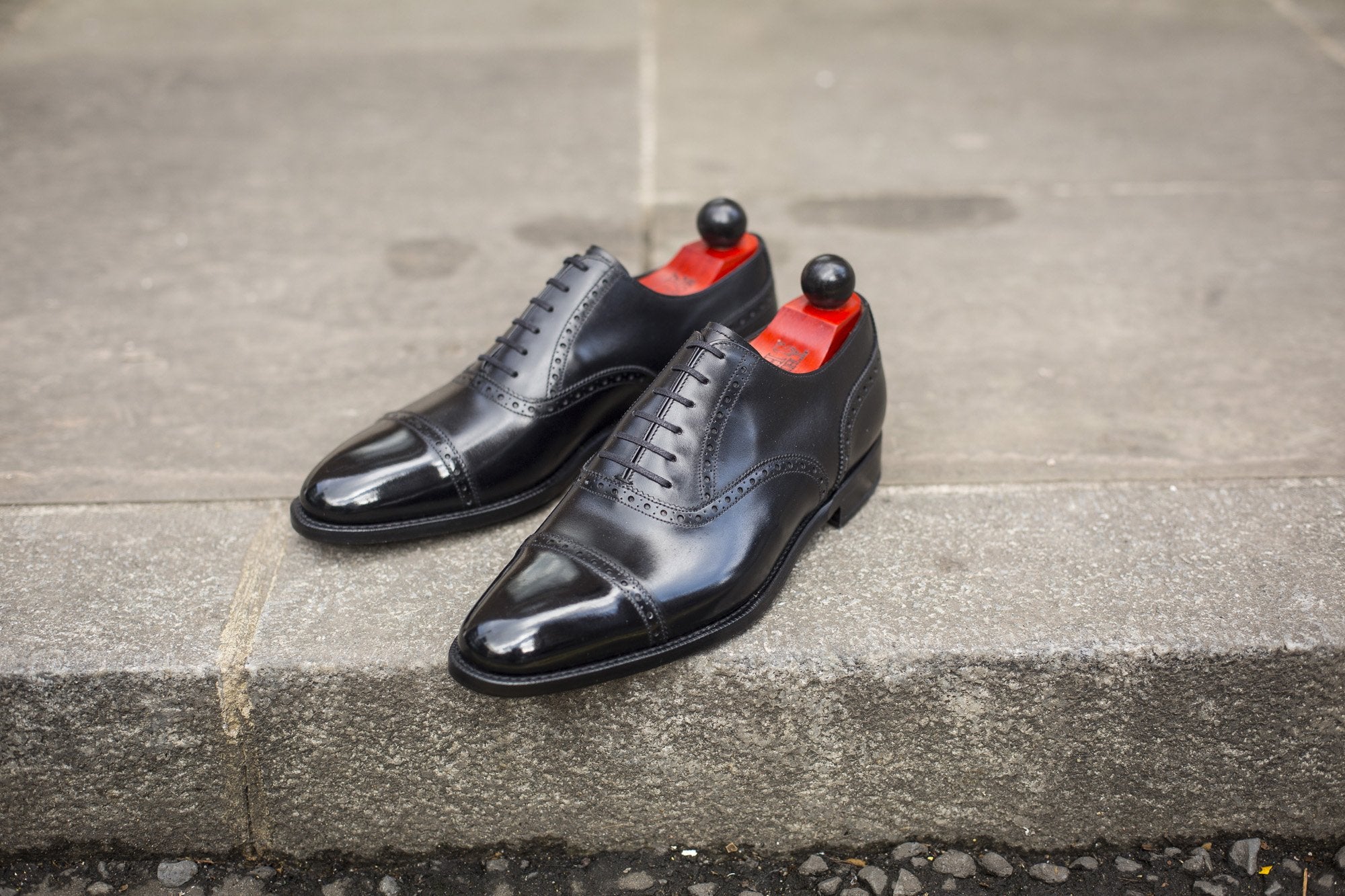 Redmond - MTO - Black Calf - TMG Last - Single Leather Sole