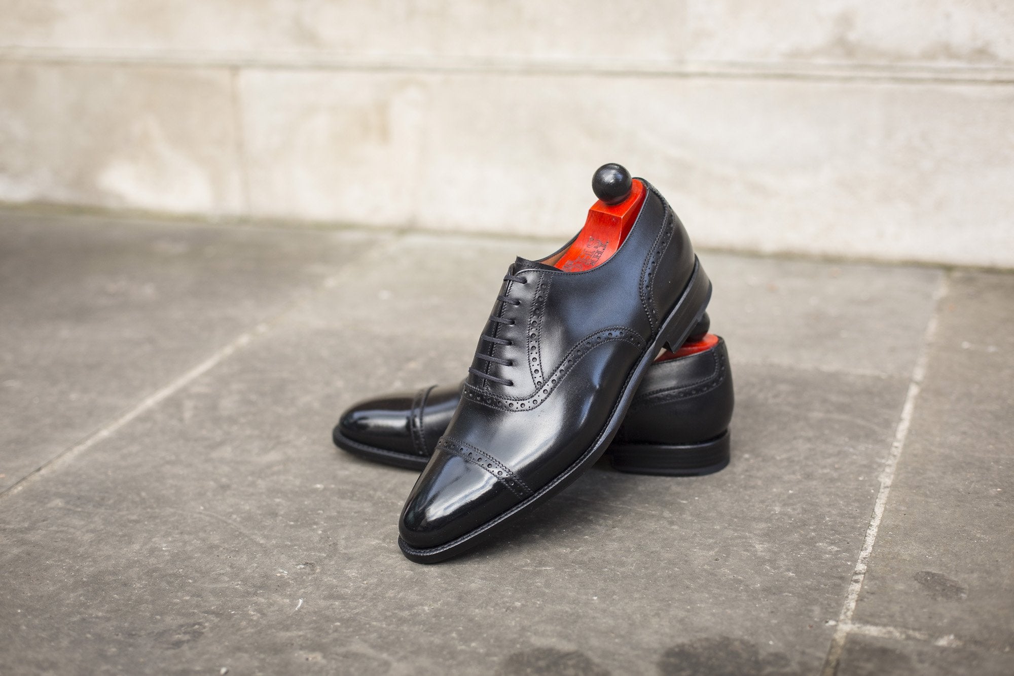 Redmond - MTO - Black Calf - TMG Last - Single Leather Sole