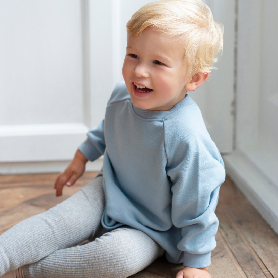 Ribbed Leggings - Light Grey