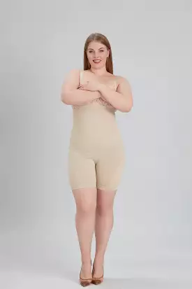 Shapewear London High Waisted Shapewear Shorts In Nude