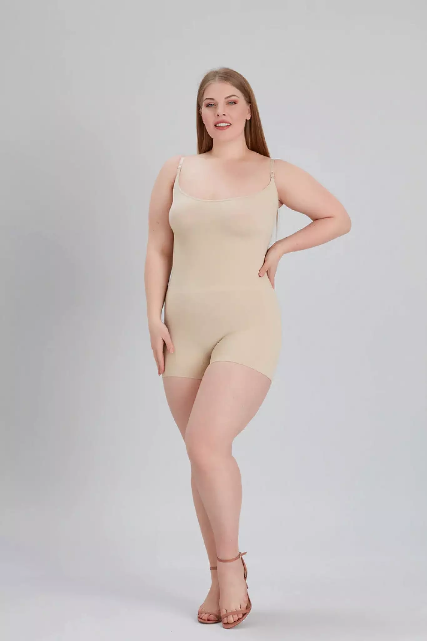 Shapewear London Seamless Shaping Bodysuit In Nude