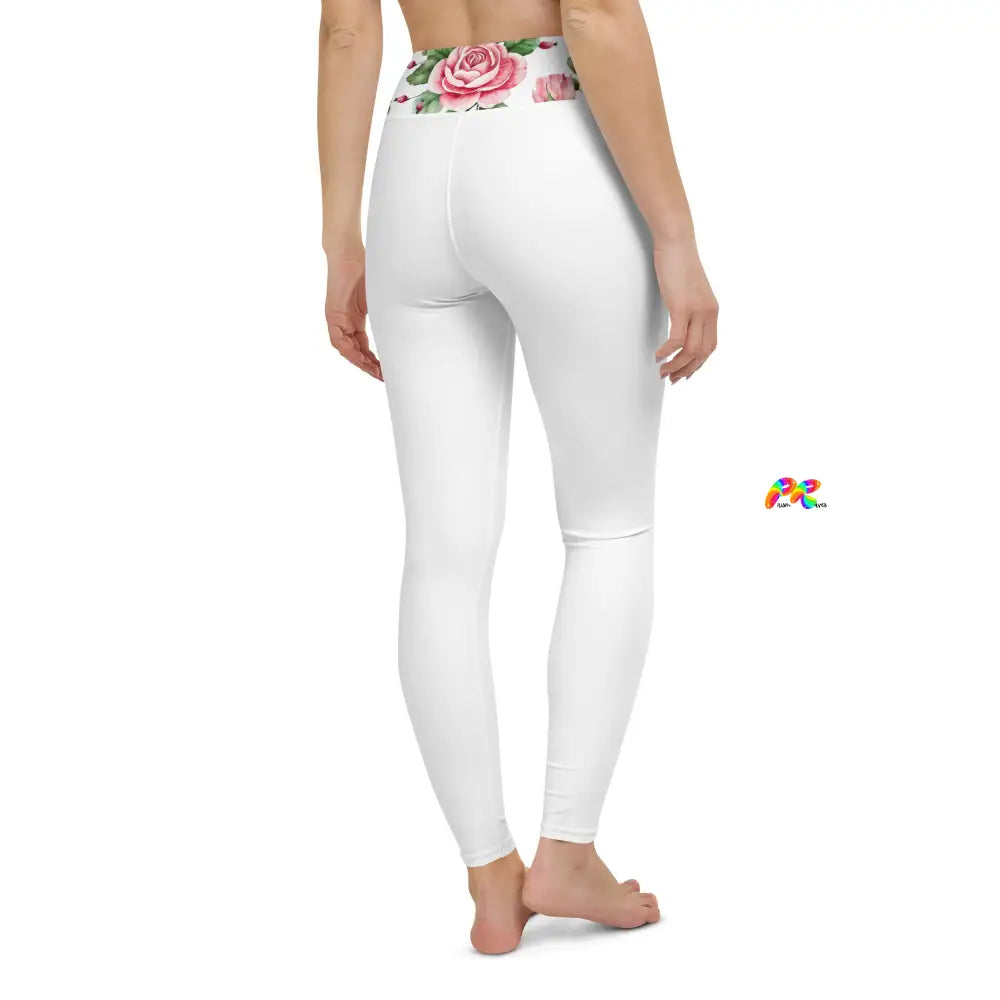 Skull Rose Yoga Leggings