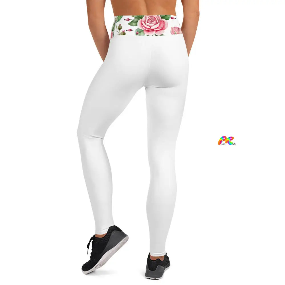 Skull Rose Yoga Leggings