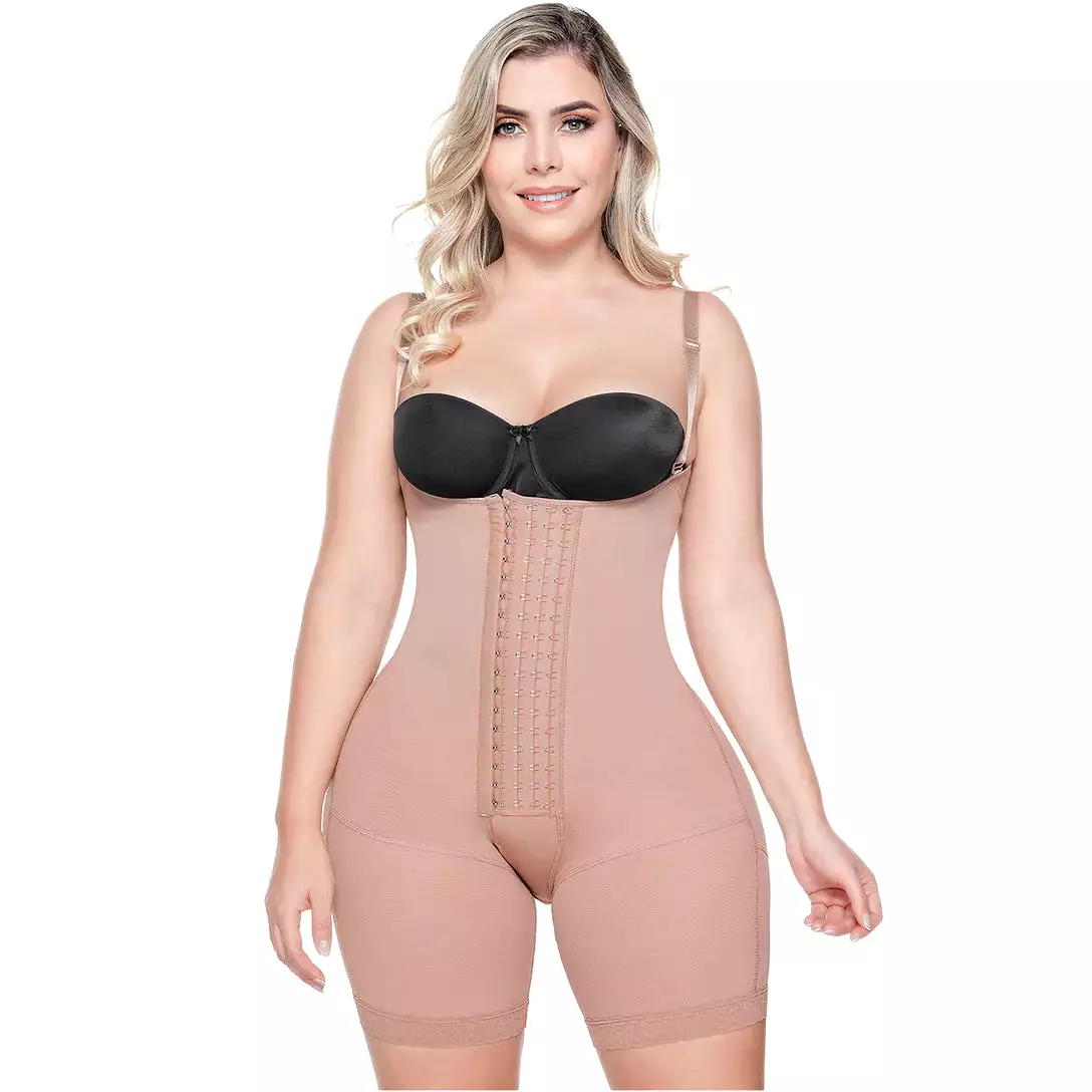 SONRYSE 047BF | Postpartum Post Surgery Compression Garment | Tummy Control Butt Lifter Body Shaper | Daily Use Open Bust Shapew