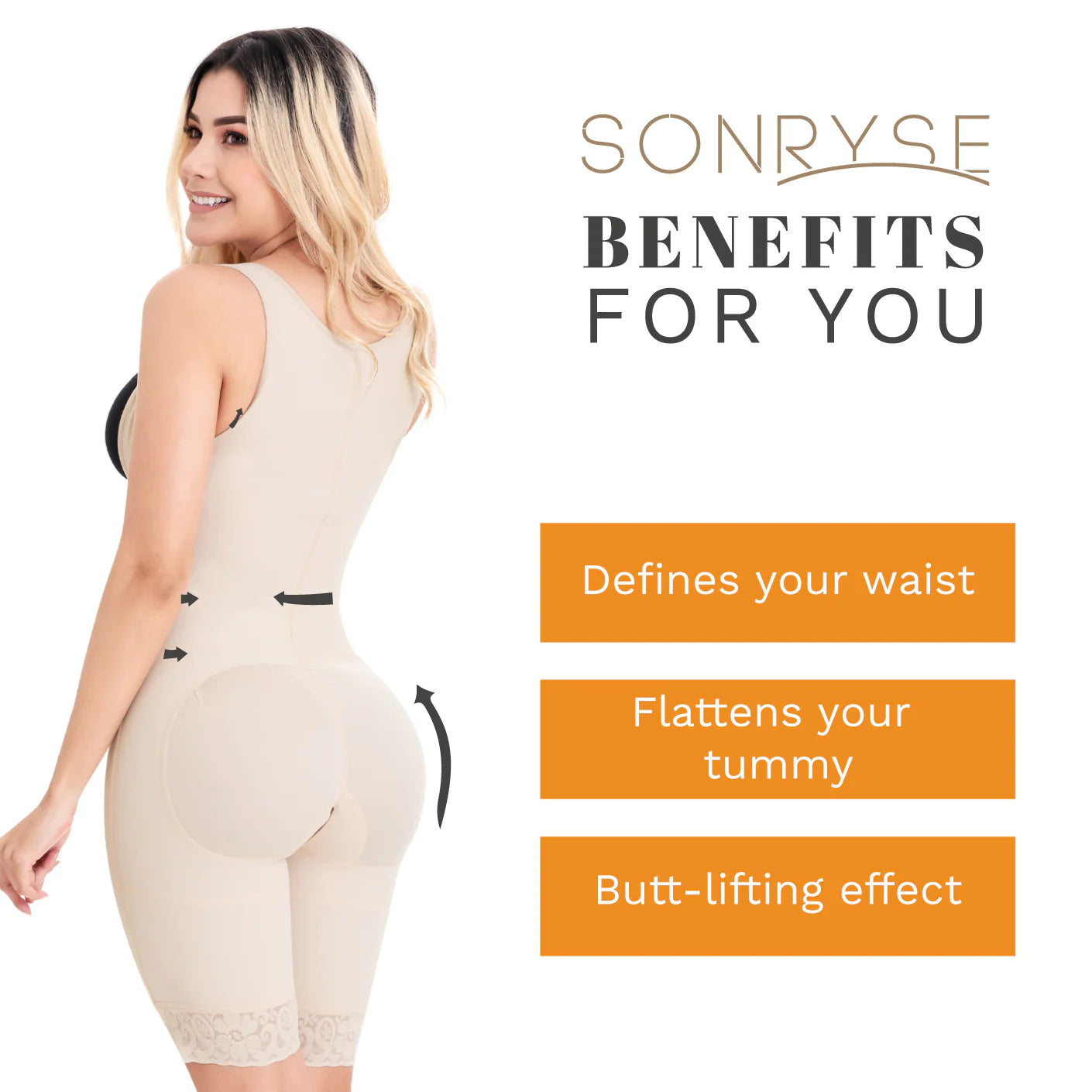 SONRYSE 097ZF | Postpartum and Post Surgery Tummy Control Shapewear | Powernet