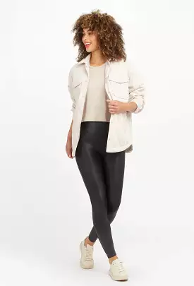 Spanx Faux Leather Leggings in Petite