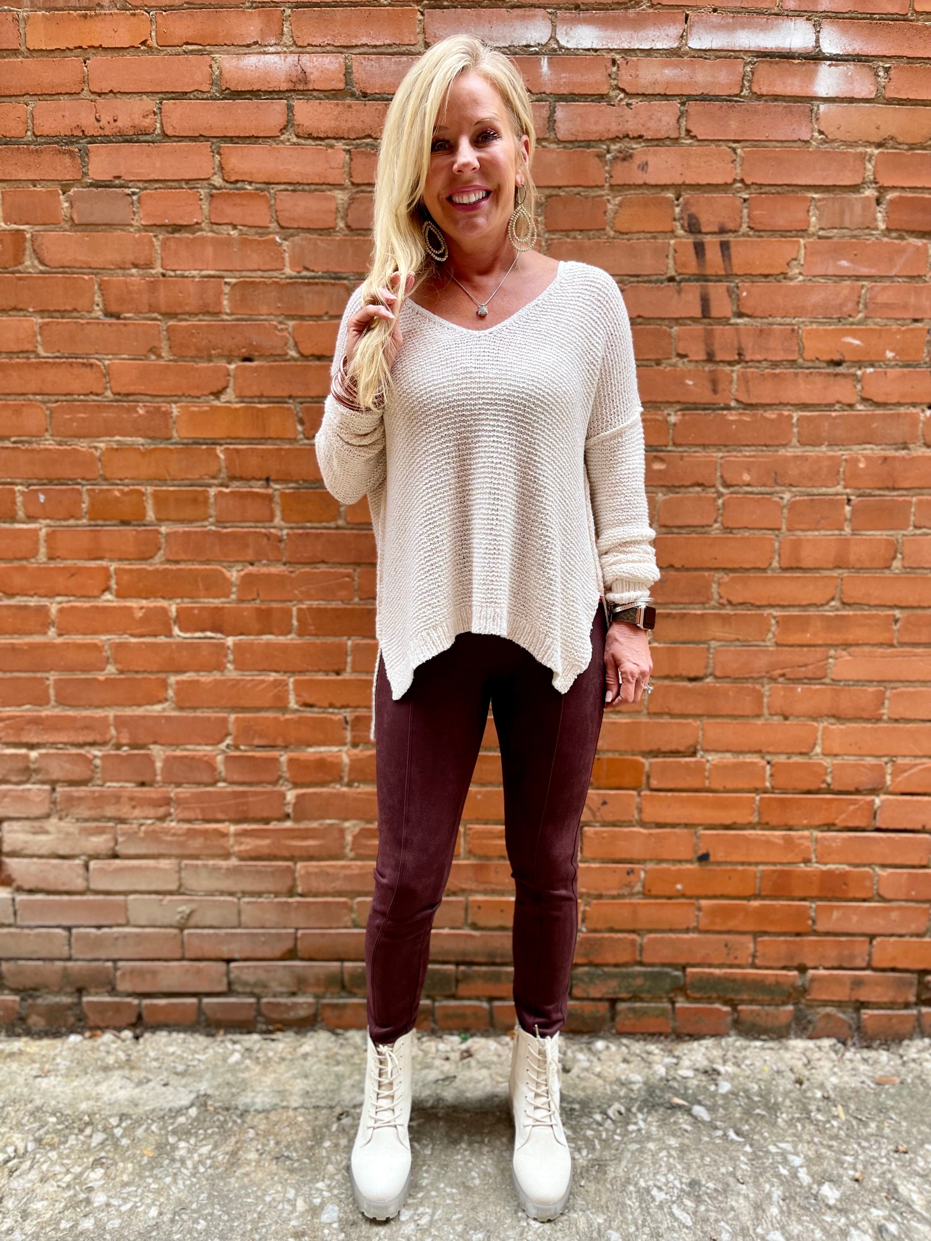 Spanx Faux Suede Leggings