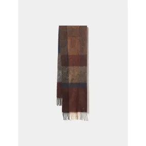 Square scarf with fringes