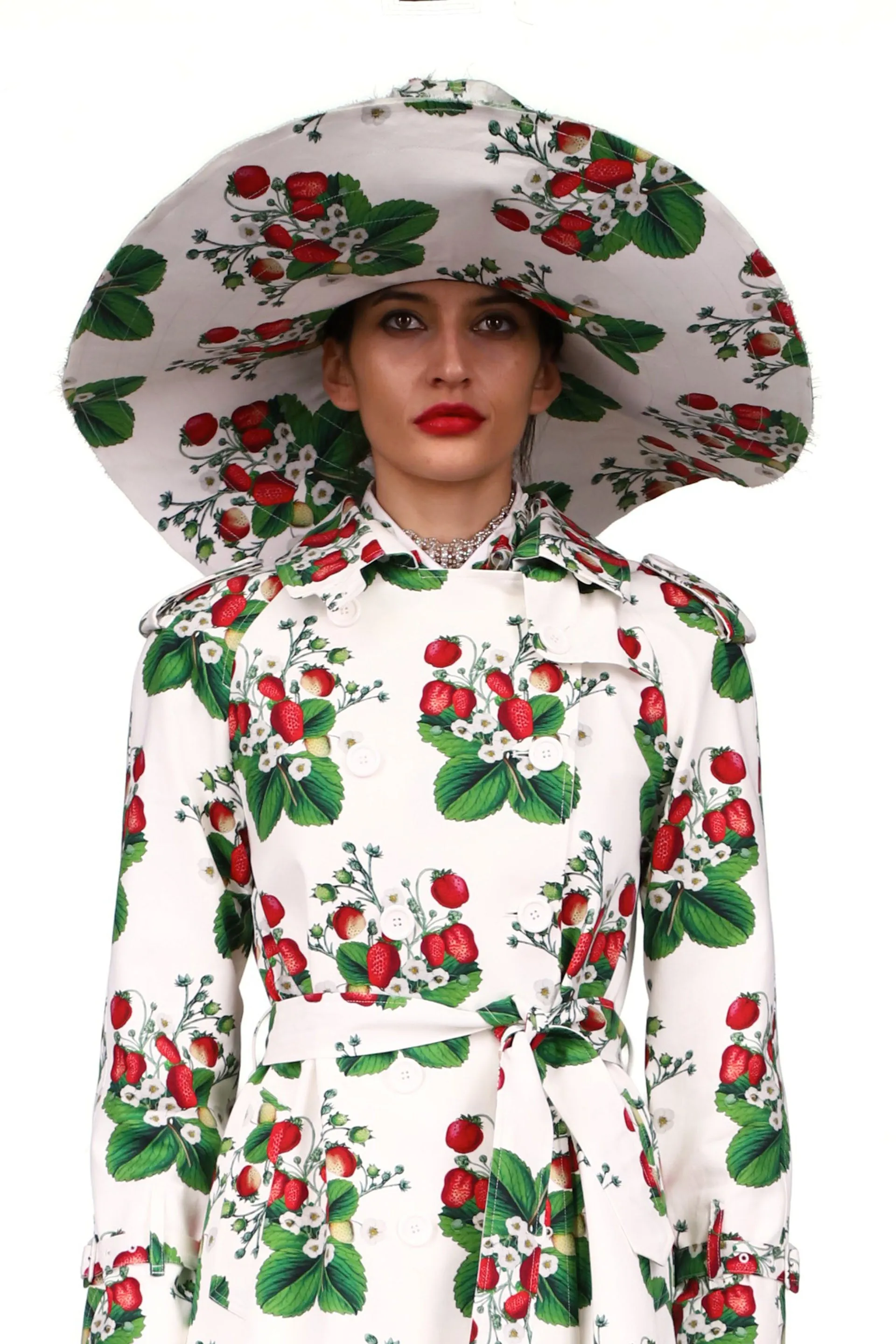 'STRAWBERRY FIELDS' WIDE BRIM HAT