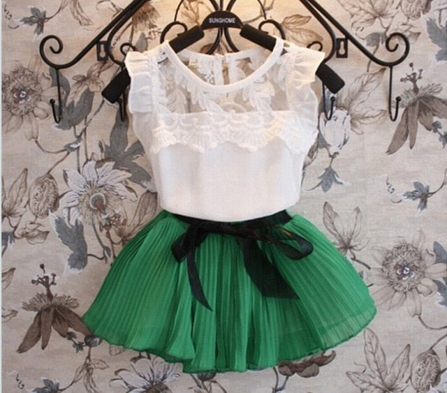 Sweet Princess Dress+Tops Set