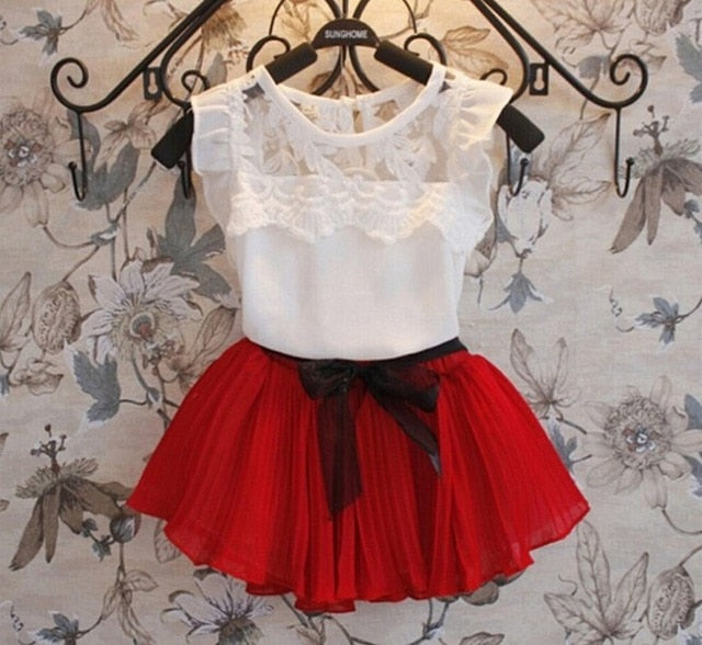 Sweet Princess Dress+Tops Set