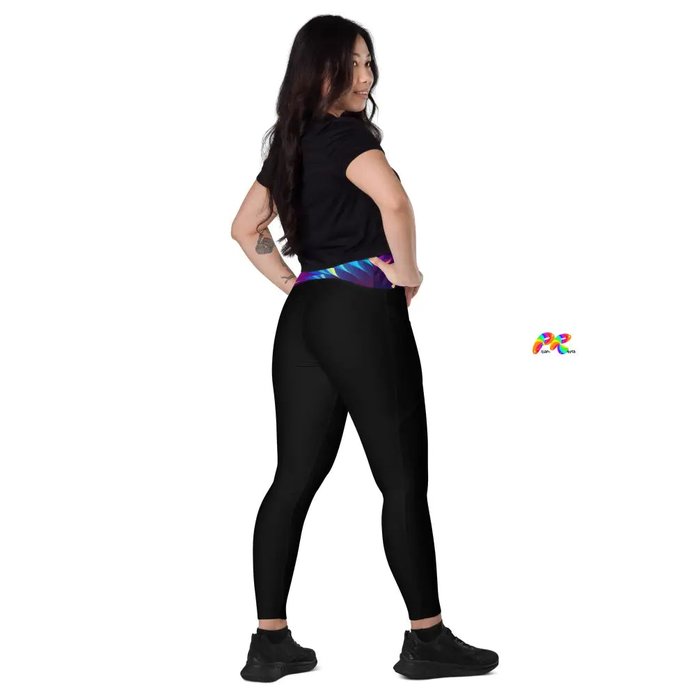 Techno Spectrum Leggings with Pockets