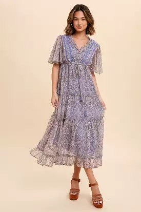 Tiered Midi Dress