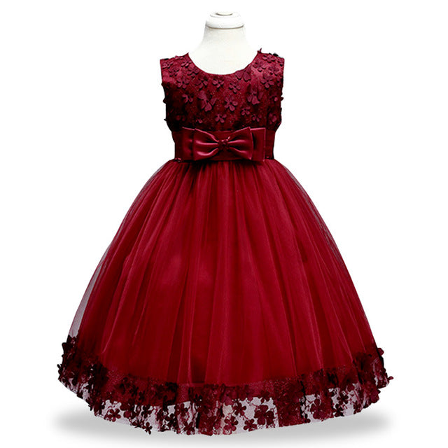 Toddler Girl Flower Petals Dress