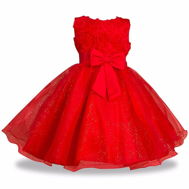 Toddler Girl Flower Petals Dress