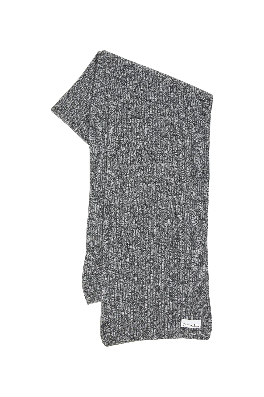 Toorallie Heavy Gauge Rib Scarf Charcoal Mix