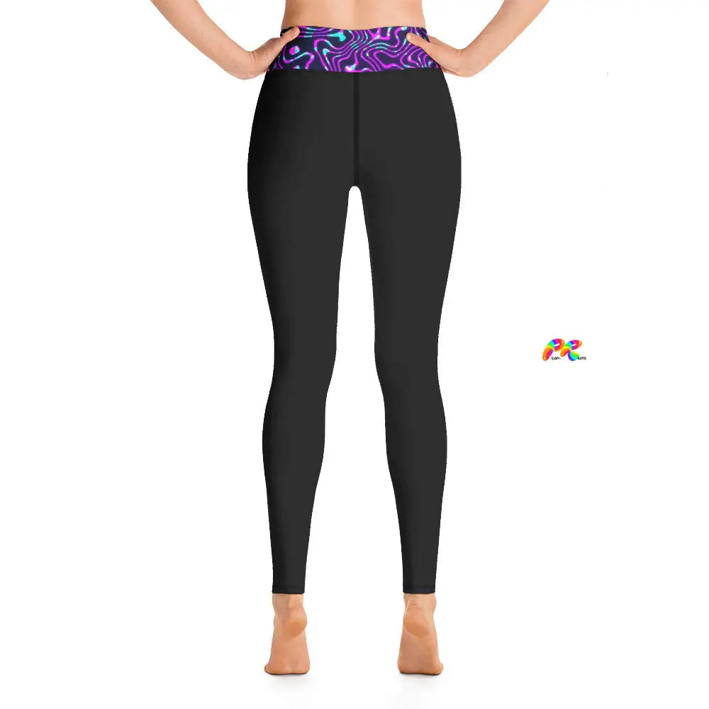 Trippy Neon Festival Leggings