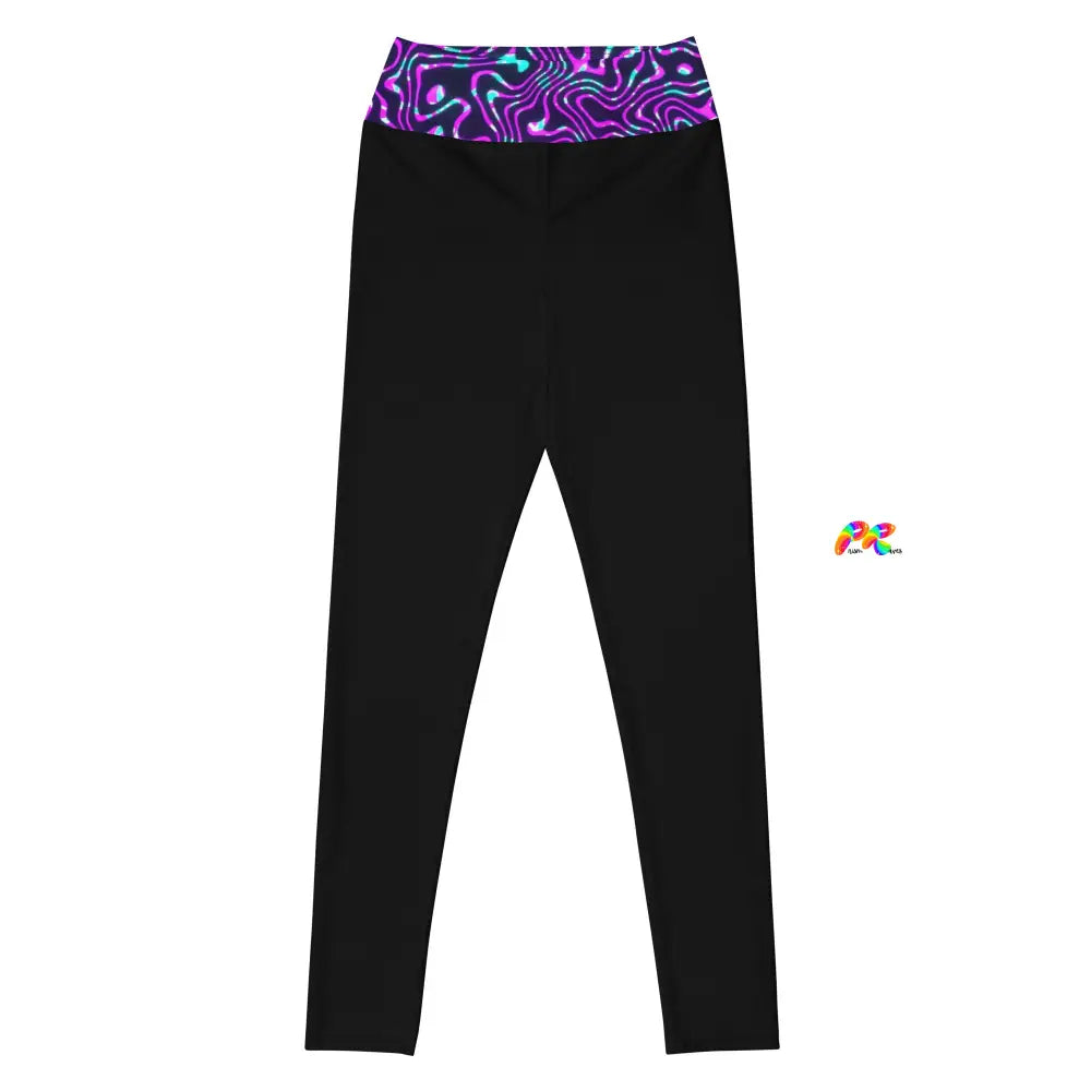 Trippy Neon Festival Leggings