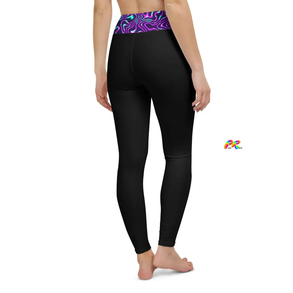 Trippy Neon Festival Leggings