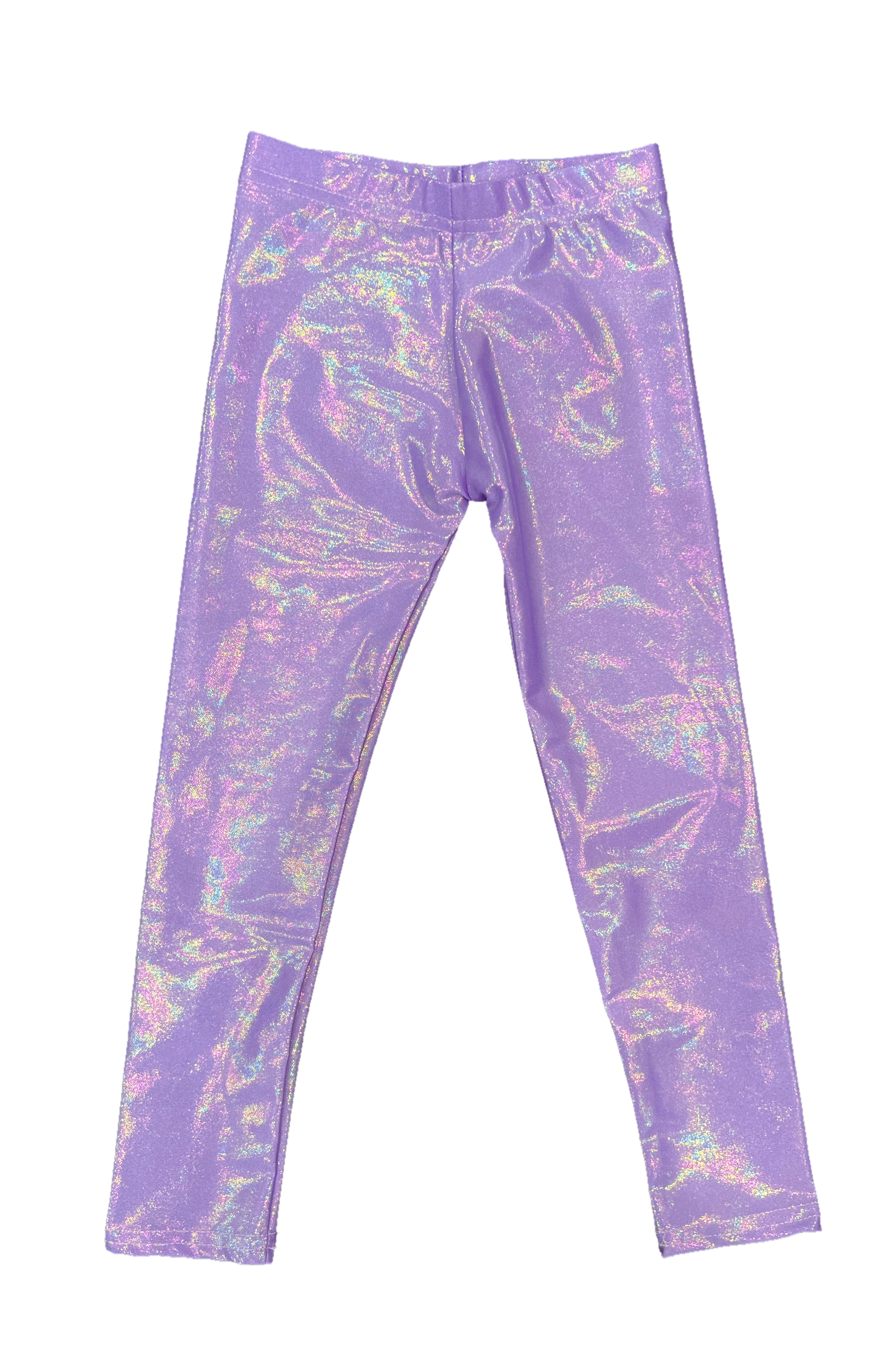 Violet Lame Leggings