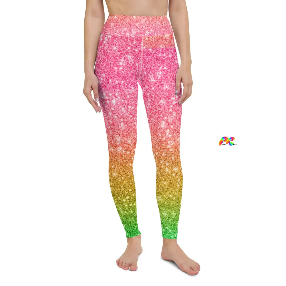 Watermelon Yoga Leggings