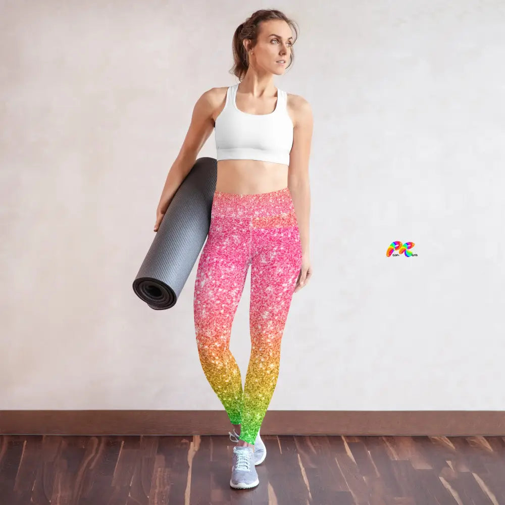 Watermelon Yoga Leggings